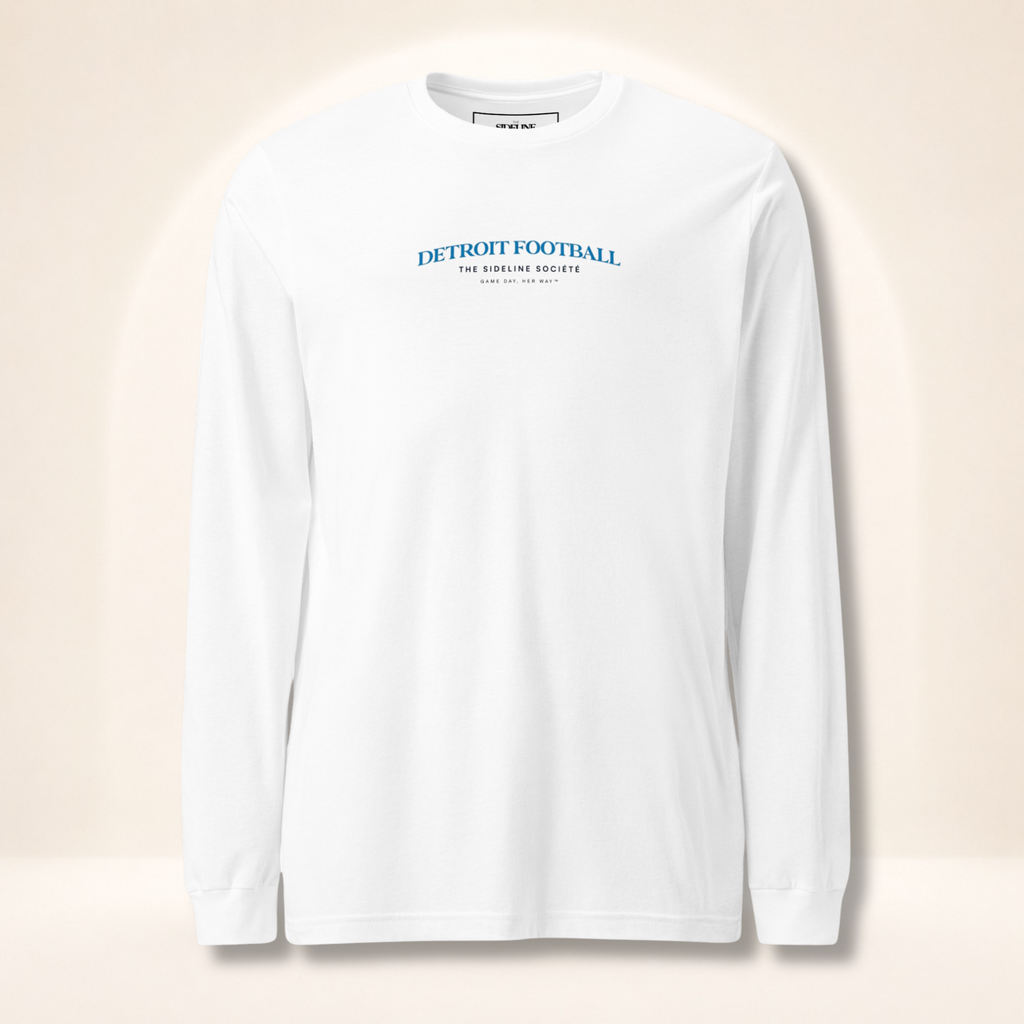 313 With The Pressure Long Sleeve Tee | Detroit Football