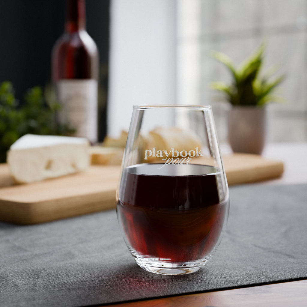 Playbook Pour Stemless Wine Glass