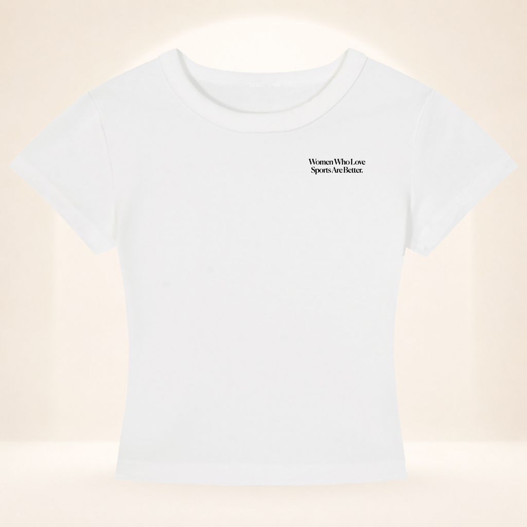 Women Who Love Sports Are Better. Cropped Tee
