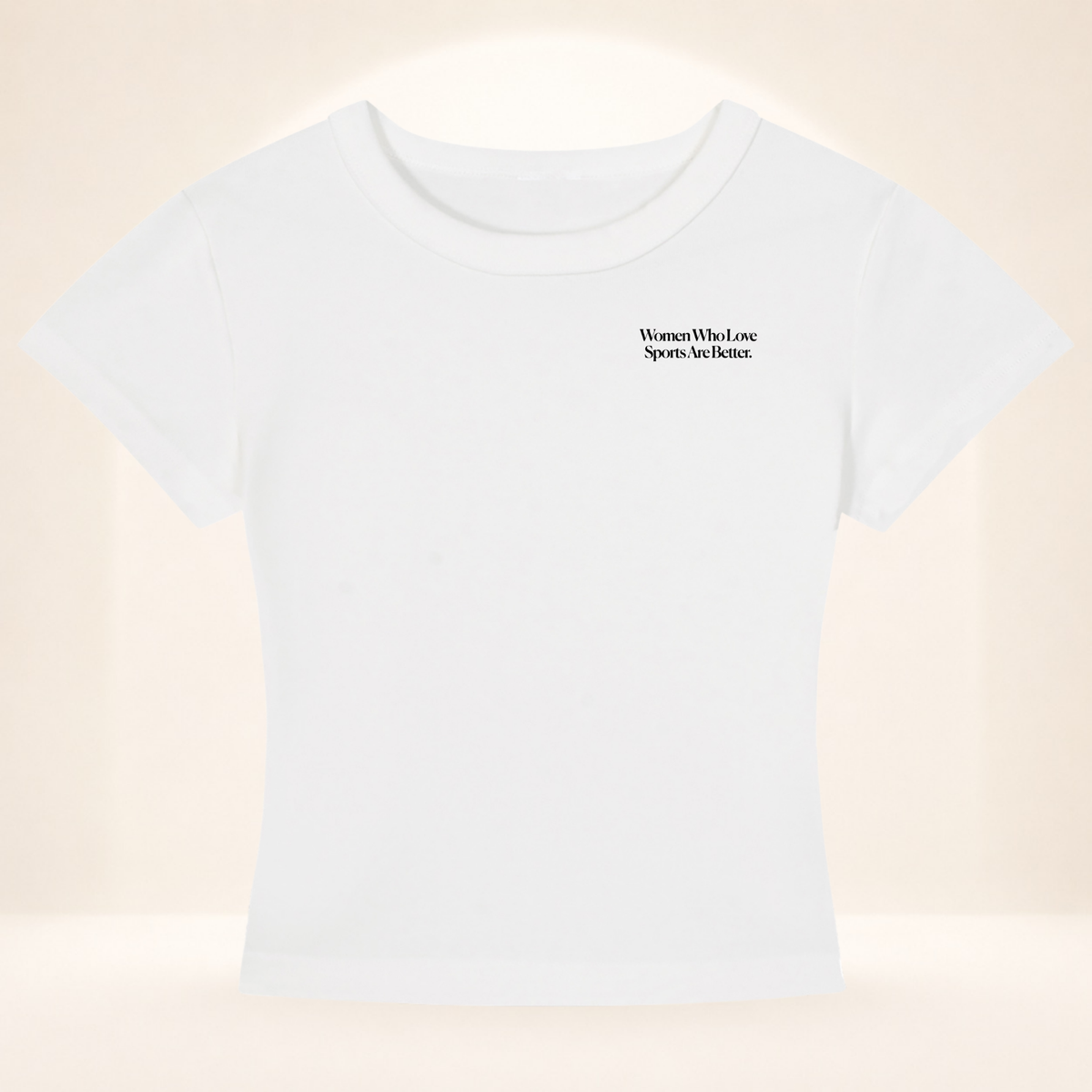 Women Who Love Sports Are Better. Cropped Tee