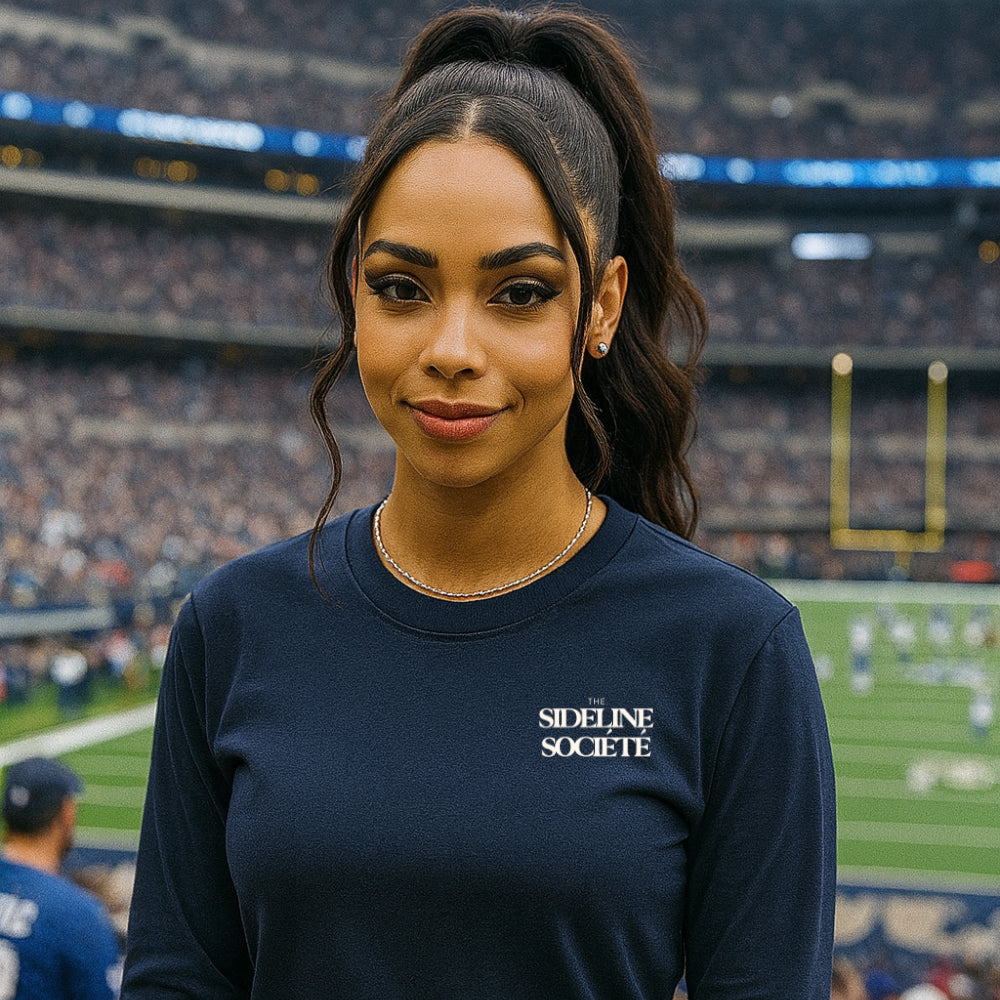 'Kickoff & Couture' Long Sleeve Tee, long sleeve tee from Sideline Société