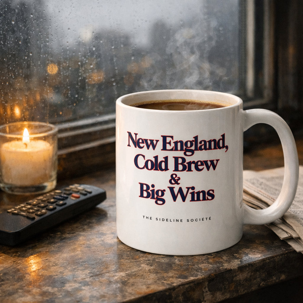 New England, Cold Brew & Big Wins" Coffee Mug, mug from Sideline Société