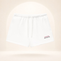 Arizona Game Day Club Fleece Shorts white front mockup