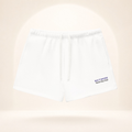 Baltimore Game Day Club Fleece Shorts white front mockup