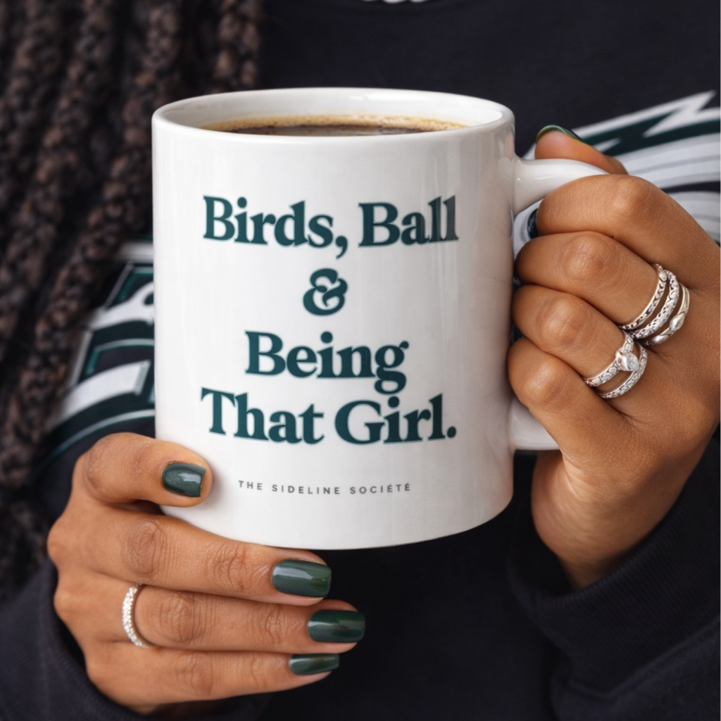 Birds, Ball & Being That Girl" Coffee Mug, mug from Sideline Société