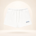 Buffalo Game Day Club Fleece Shorts white front mockup