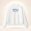 Buffalo Game Day Club Mock-Neck Sweatshirt white ghost mannequin front view