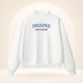 Indianapolis Game Day Club Mock-Neck Sweatshirt white ghost mannequin front view