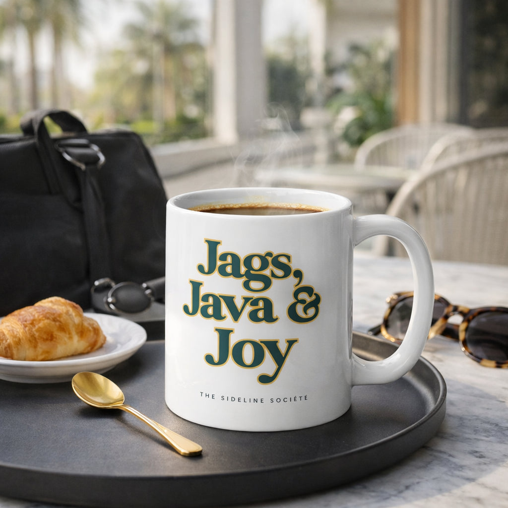 Jags, Java & Joy" Coffee Mug, mug from Sideline Société