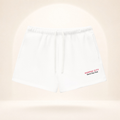 Kansas City Game Day Club Fleece Shorts white front mockup