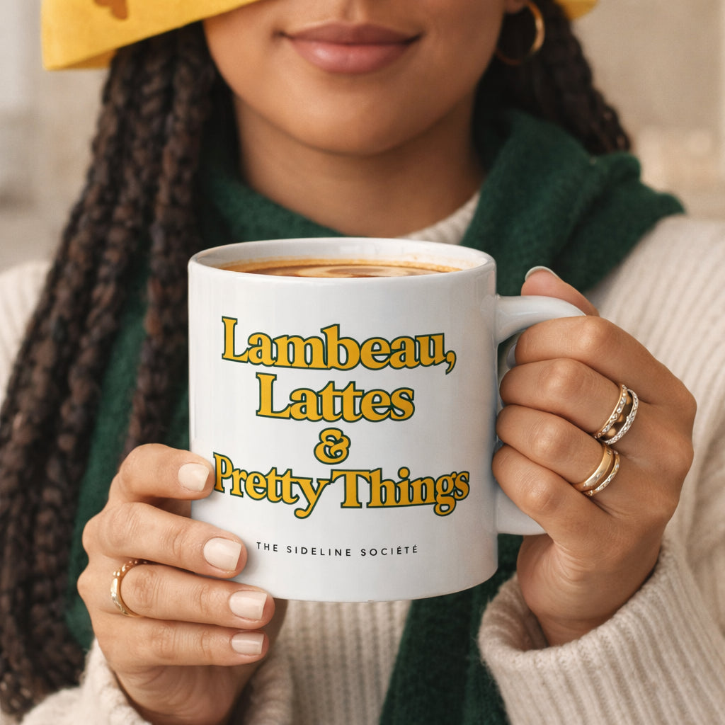 Lambeau, Lattes & Pretty Things" Coffee Mug, mug from Sideline Société