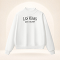Las Vegas Game Day Club Mock-Neck Sweatshirt white ghost mannequin front view