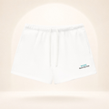 Miami Game Day Club Fleece Shorts white front mockup