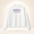 Minnesota Game Day Club Mock-Neck Sweatshirt white ghost mannequin front view