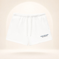 New England Game Day Club Fleece Shorts white front mockup