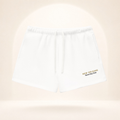 New Orleans Game Day Club Fleece Shorts white front mockup