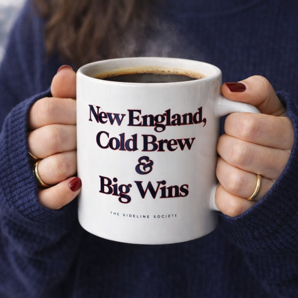 New England, Cold Brew & Big Wins" Coffee Mug, mug from Sideline Société