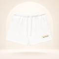Pittsburgh Game Day Club Fleece Shorts white front mockup