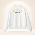 Pittsburgh Game Day Club Mock-Neck Sweatshirt white ghost mannequin front view