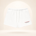 San Francisco Game Day Club Fleece Shorts white front mockup