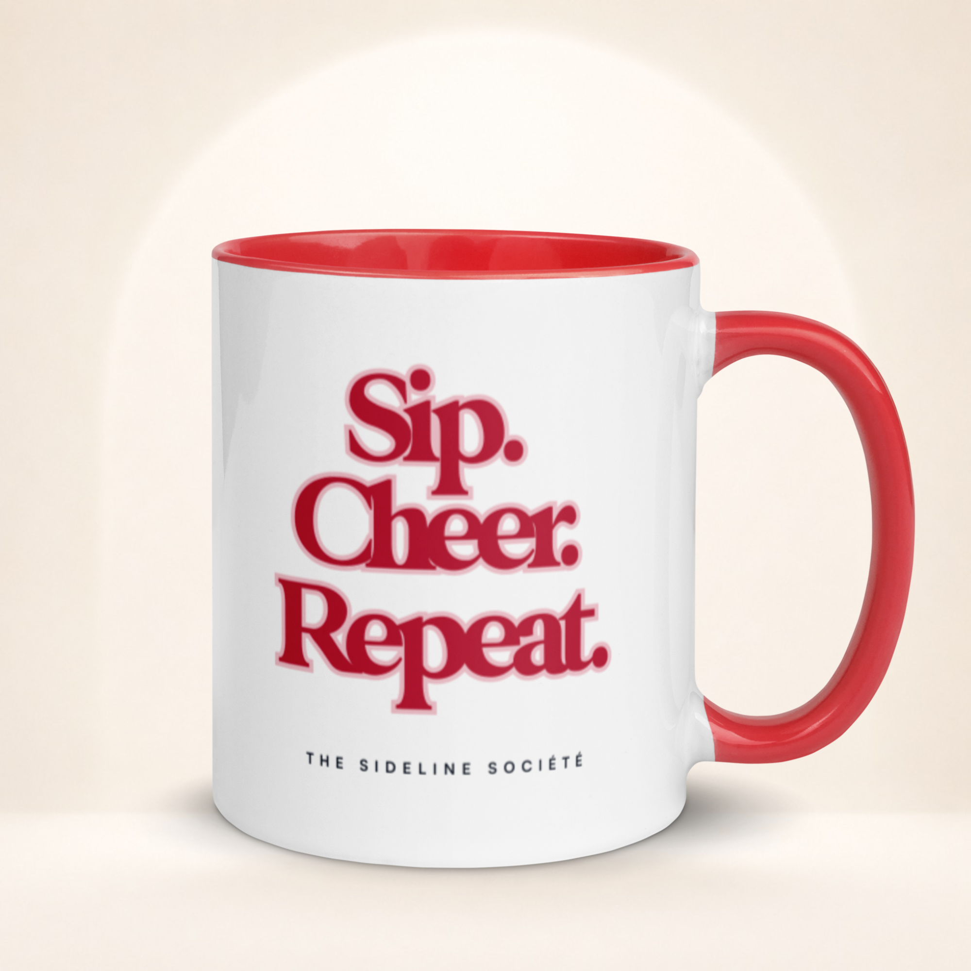 Sip. Cheer. Repeat. Coffee Mug