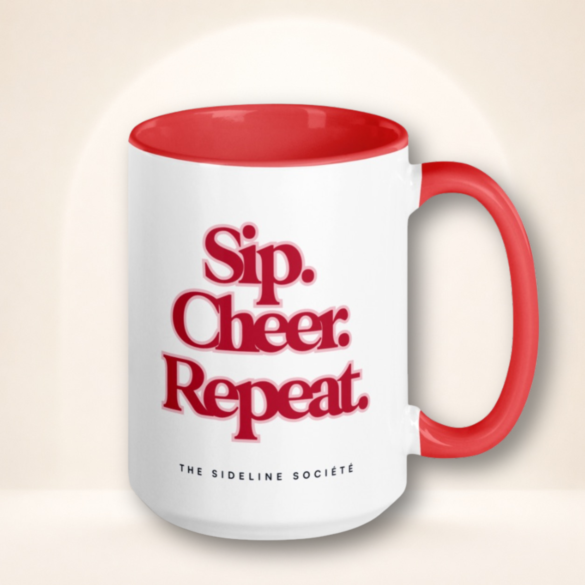 Sip. Cheer. Repeat. Coffee Mug