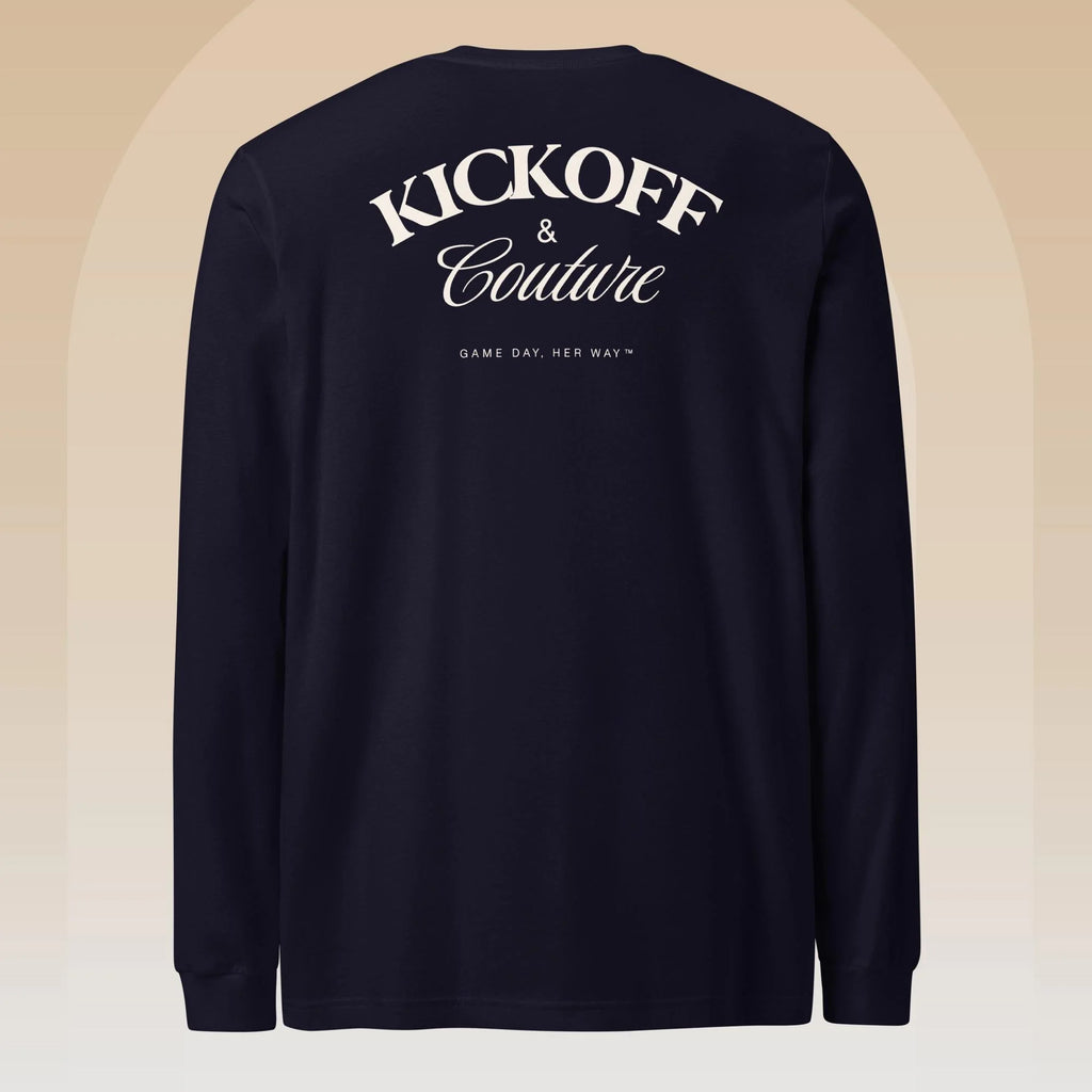'Kickoff & Couture' Long Sleeve Tee, long sleeve tee from Sideline Société