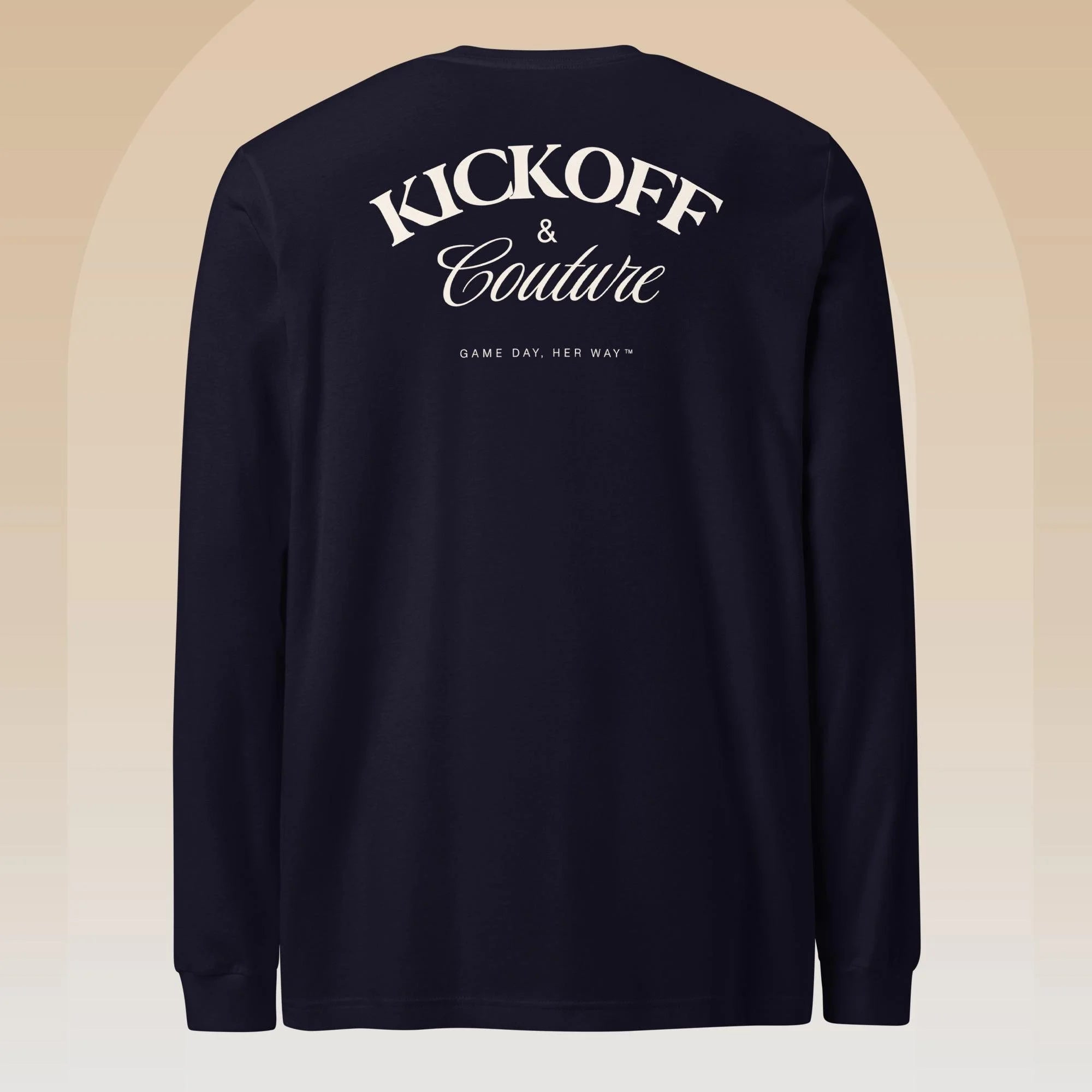 'Kickoff & Couture' Long Sleeve Tee, long sleeve tee from Sideline Société