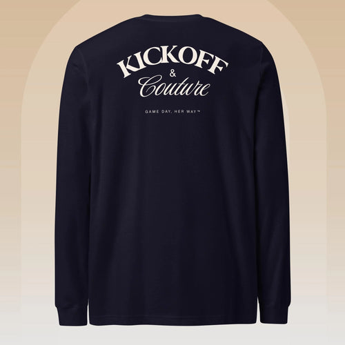 'Kickoff & Couture' Long Sleeve Tee, long sleeve tee from Sideline Société