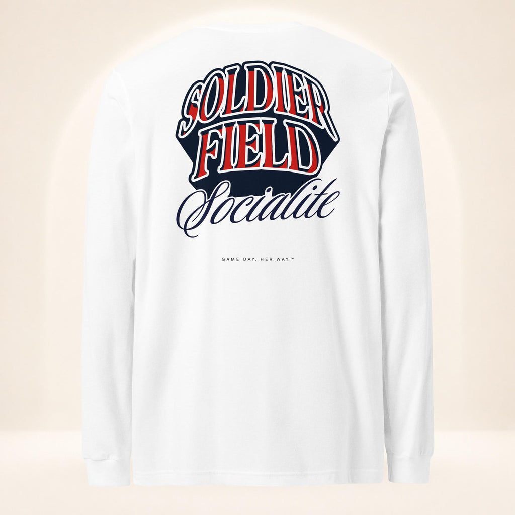 Soldier Field Socialite Long Sleeve Tee | Chicago Football
