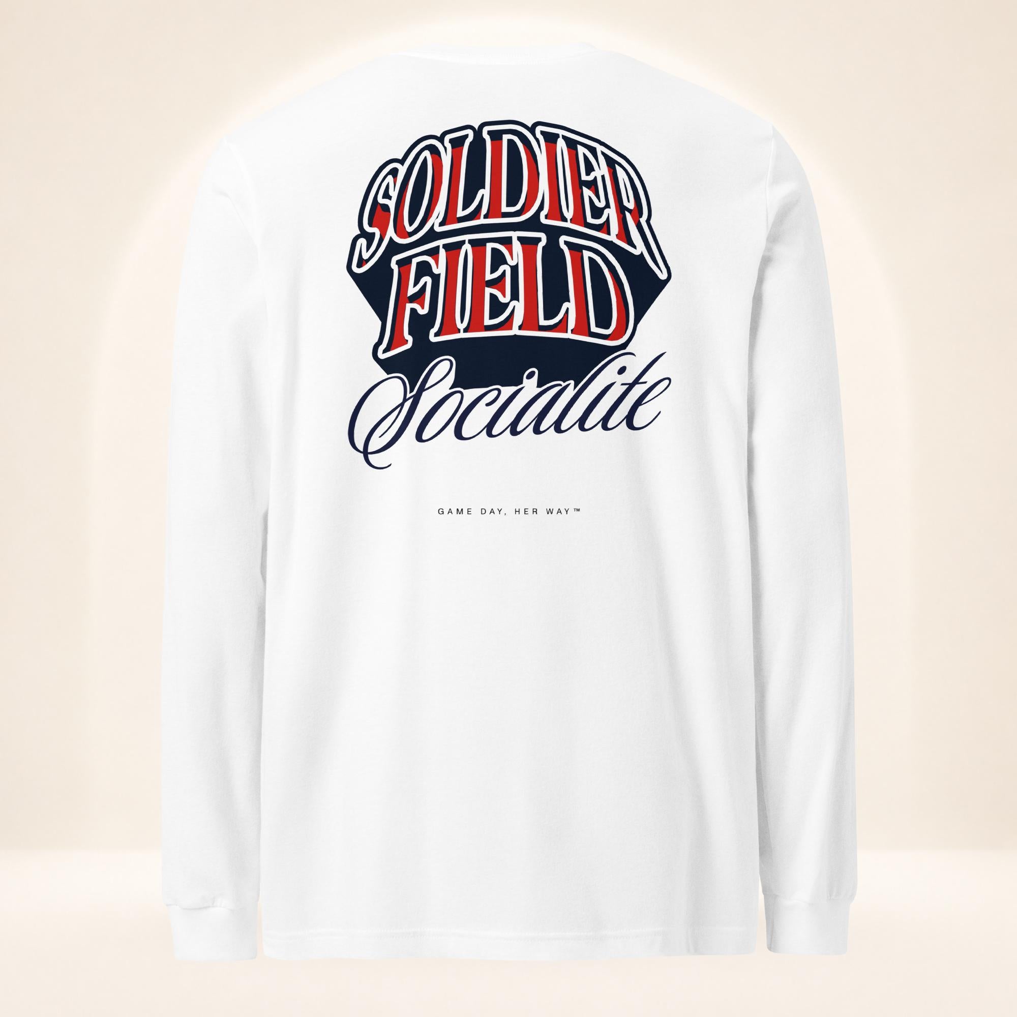 Soldier Field Socialite Long Sleeve Tee | Chicago Football