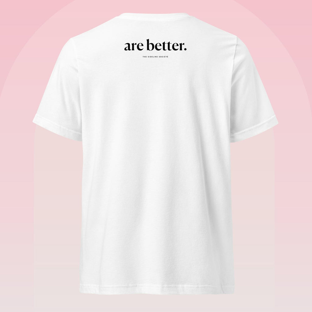 Women Who Love Sports Signature V-Neck, v-neck tee from Sideline Société