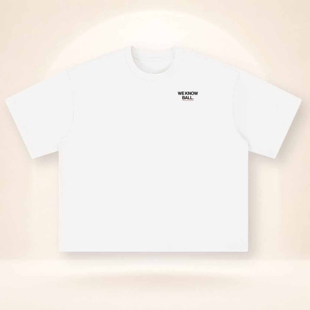 Women Who Love Sports Are Better. Boxy Oversized Tee in white – flat product view