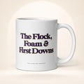 The Flock, Foam & First Downs Coffee Mug | Baltimore Football
